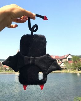 Cute fleece bat devil wing cellphone cases for iphone XS Max Xr