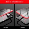 Front Back Glass Case for iPhone 11 Pro max Case Magnetic 360