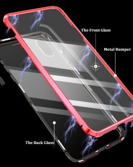 Front Back Glass Case for iPhone 11 Pro max Case Magnetic 360