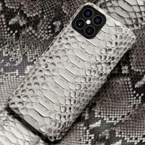 Genuine Python Leather Phone Case For iPhone 12 Pro Max 12