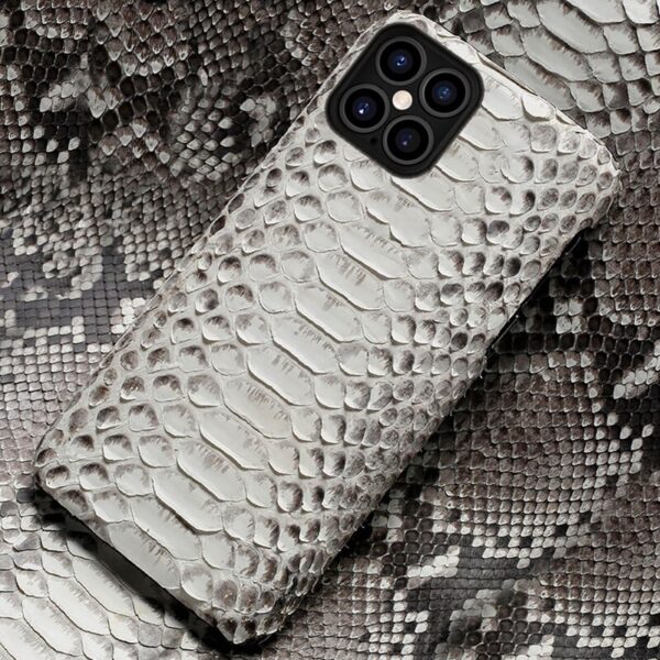 Genuine Python Leather Phone Case For iPhone 12 Pro Max 12 Genuine Python Leather Phone Case For iPhone 12 Pro Max 12