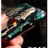 Green Funny Doodle Cartoon Case for iPhone - XS MAX, XS, X, XR, 7, 8 Plus, 6, 6s Plus: Express Your Style with High-End Emboss Painting Soft Case