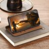 PHOPEER Genuine Leather Flip Case for iPhone – Elegant Business Protection