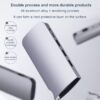 10 In 1 USB Hub for MacBook - USB C To HDMI/VGA/RJ45 Adapter Type-c USB 3.0 Hub - Your Ultimate Docking Station On-the-Go