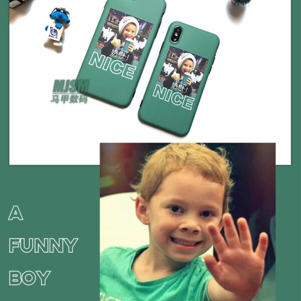Limitted Funny Boy Silicone Case for Apple iPhone 8Plus