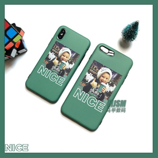 Limitted Funny Boy Silicone Case for Apple iPhone 8Plus