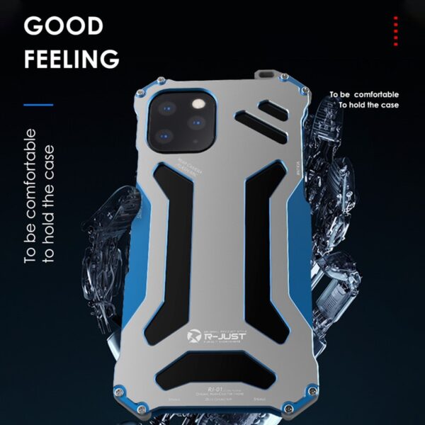 Luxury Metal Armor Case For iPhone 12 Max 12 Pro