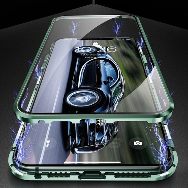 Luxury Square Magnetic Adsorption Case for iPhone 11 Pro Max 12 Luxury Square Magnetic Adsorption Case for iPhone 11 Pro Max 12