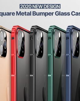 Luxury Square Metal Aluminumm bumper Case For iPhone 11 Pro