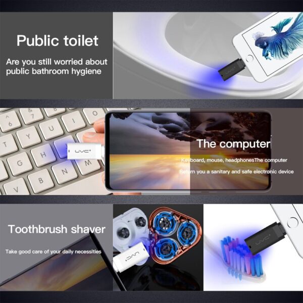 Mobile Phone Type-C for iphone Disinfection UVC Sterilizer