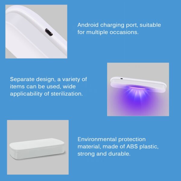 Mobile Phone USB Charger Mask Sterilization Jewelry Uv