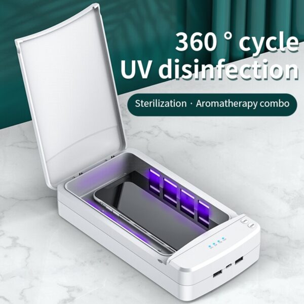 Multifunctional phone sterilizer makeup tool uv disinfection box