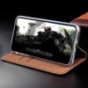 Ostrich Genuine Leather Case For Apple 12 11 Pro iPhone