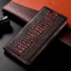 Ostrich Genuine Leather Case For Apple 12 11 Pro iPhone