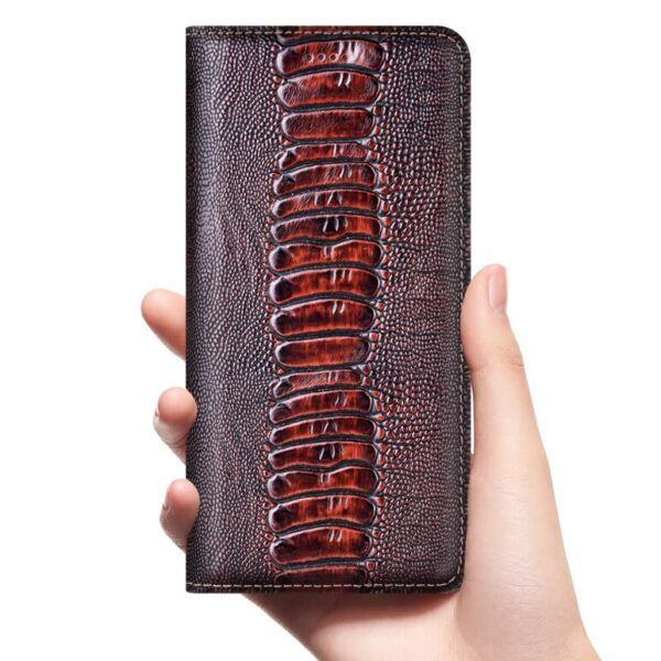 Ostrich Genuine Leather Case For Apple 12 11 Pro iPhone Ostrich Genuine Leather Case For Apple 12 11 Pro iPhone