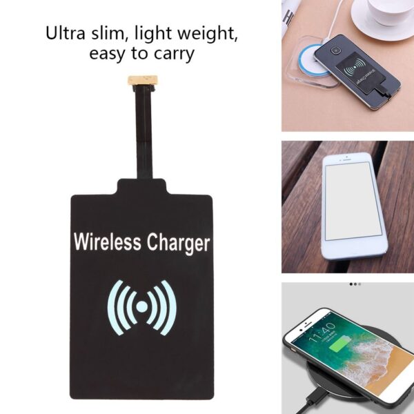 QI Wireless Charger Receiver Module For Micro-USB Universal QI Wireless Charger Receiver Module for Micro-USB Devices – Fast, Easy Wireless Charging