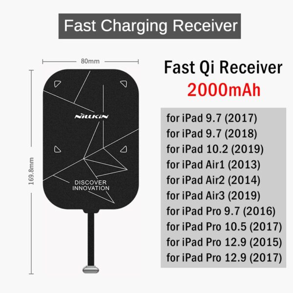 Qi 10W Fast Tablet Wireless Charging for iPad 9.7 Qi 10W Fast Tablet Wireless Charging for iPad 9.7