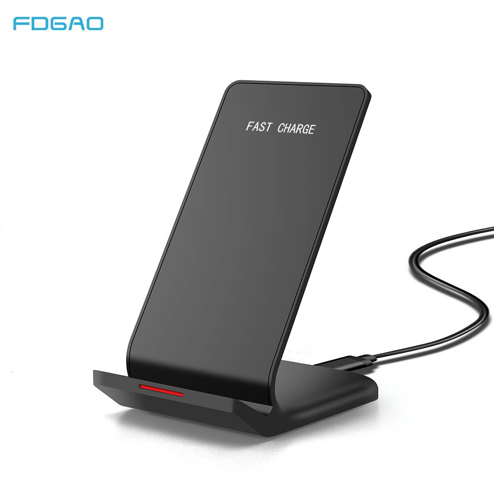Qi Wireless Charger 10W Fast Wireless Charging Stand For iPhone X XS Max XR
