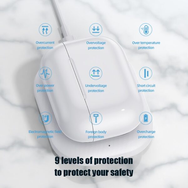 Qi Wireless Charger For Airpods 2 3 Phone Charger Dock Fast ACCEZZ 2 in 1 Qi Wireless Charger Dock for AirPods & iPhone – Fast Charging Stand with Anti-Slip Design & Lightning Interface