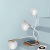 Qi Wireless Charger Stand LED Night Light Desk Lamp