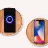 Qi Wireless Charger Stand LED Night Light Desk Lamp