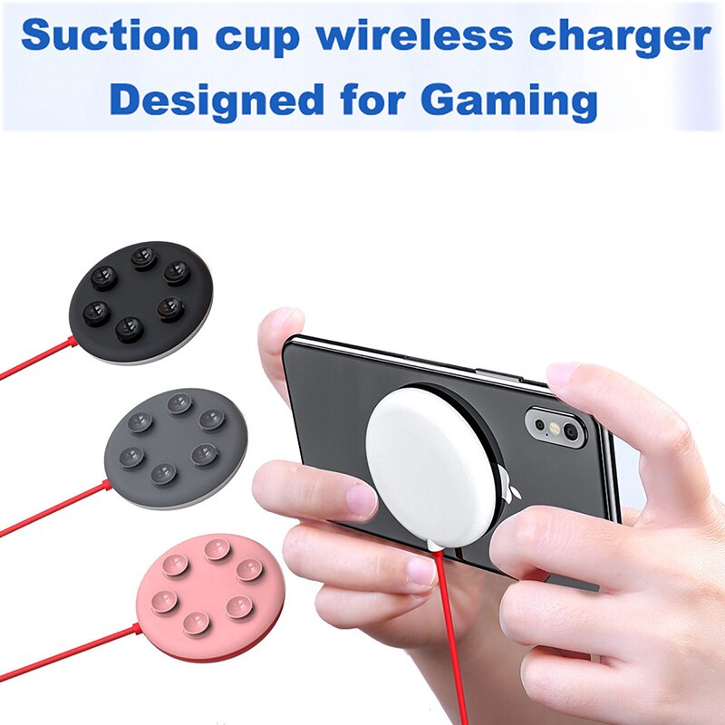 Spider Suction Cup Wireless Charger For iPhone XR XS Max