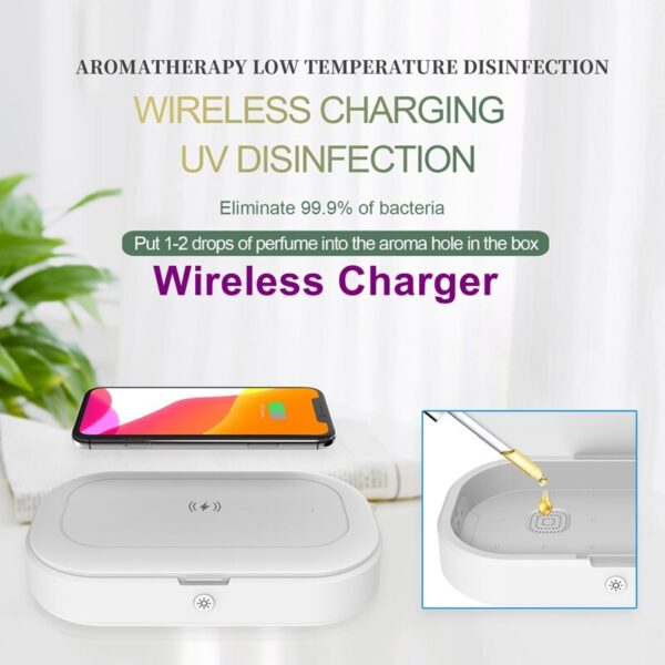 Sterilizer Box Fast Qi Wireless Charger For Iphone 11