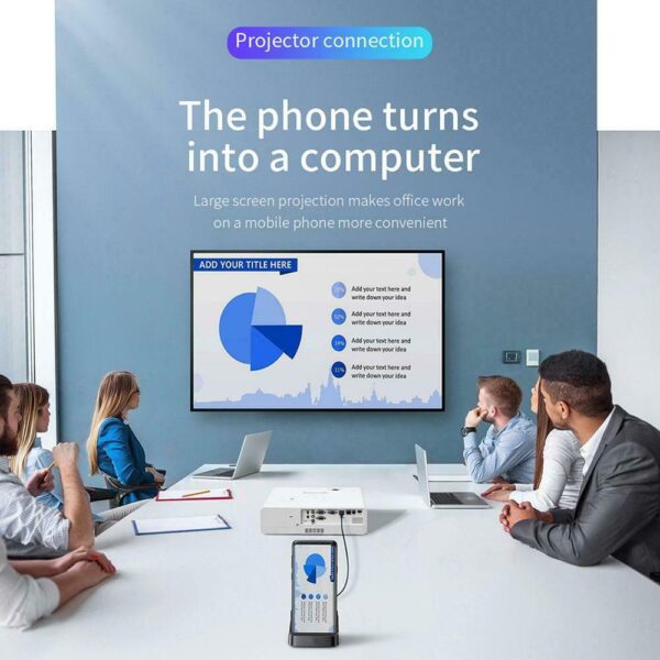 Type-C Docking Station Phone Stand Station