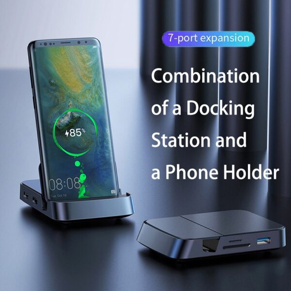 Type-C Docking Station Phone Stand Station