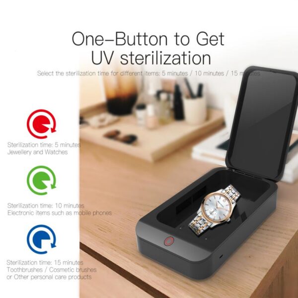 UV Phone Sterilizer Box Mask Phones Cleaner