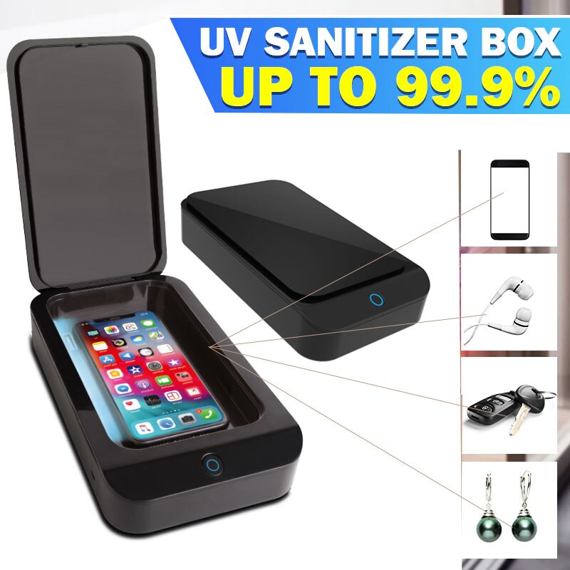 UV Phone Sterilizer Box Mask Phones Cleaner