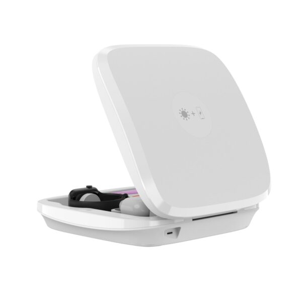 UV Sterilizer Box Mobile Phone Protable USB Charger Guardian of Cleanliness: Bakeey Multifunctional UV Sterilizer Box with USB Charger – Safeguard Your Essentials