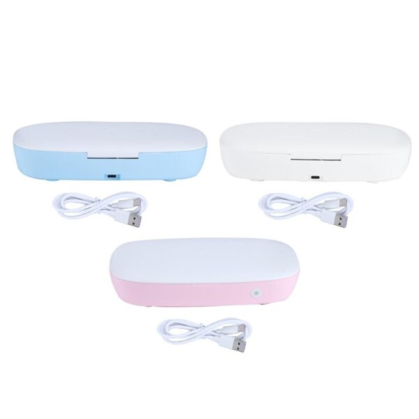 UV box Portable Ultraviolet Case Wireless Charger Mobile Phone UV Sterilizer Box: Portable Multifunctional Disinfection with Wireless Charging for a Cleaner Phone