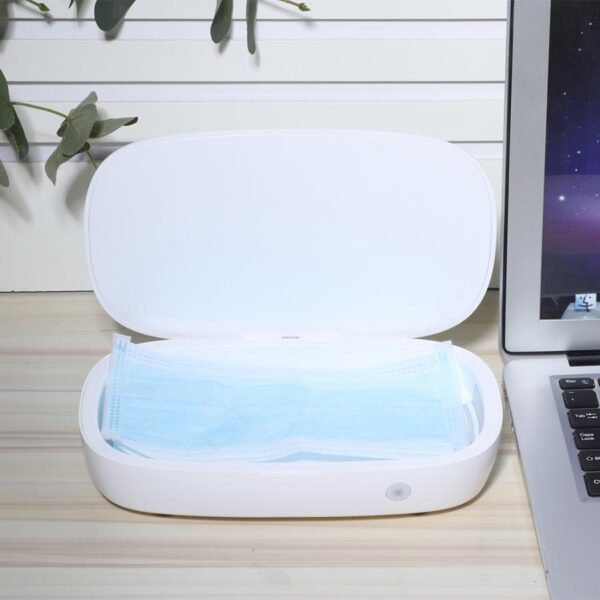 UV box Portable Ultraviolet Case Wireless Charger Mobile Phone UV Sterilizer Box: Portable Multifunctional Disinfection with Wireless Charging for a Cleaner Phone