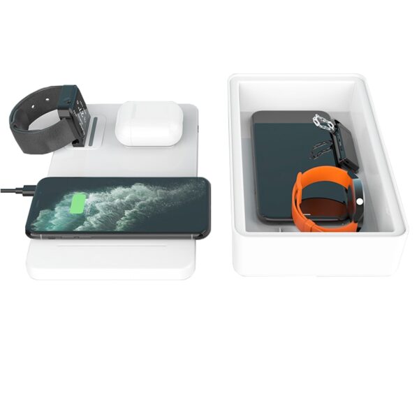 UV phone steriliser 3 in 1 wireless charger