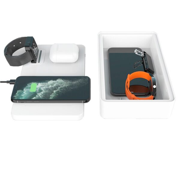 UV phone steriliser 3 in 1 wireless charger