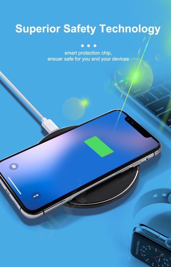 Wireless Charger Receiver for Xiaomi redmi note 7 / note 7 pro Wireless Charger Receiver for Xiaomi Redmi Note 7 β 10W Fast Charging with Safety Features πβ‘