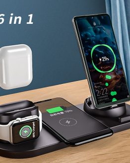 Wireless Charger Station For Apple Watch iPhone Airpods Pro 6