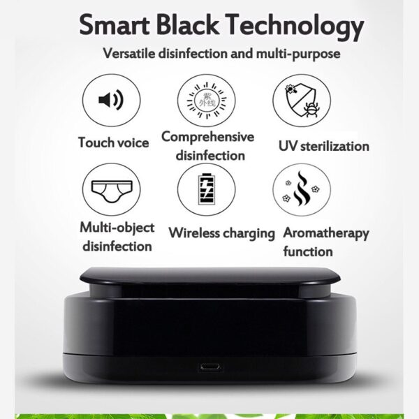 Wireless Charging UV Disinfection Box Sanitizer For iPhone/Samsung