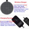 Qi Wireless Charger with Type C Adapter for Xiaomi Poco F1, X2 & Poco X2 - Fast Charging & Convenient Phone Case Gift