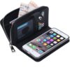 iPhone 11 pro max Luxury Zipper Wallet Leather Case For iPhone 12