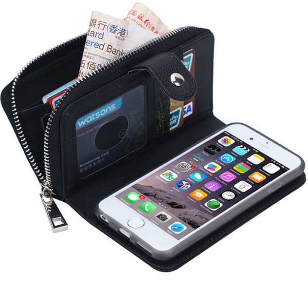 iPhone 11 pro max Luxury Zipper Wallet Leather Case For iPhone 12 iPhone 11 pro max Luxury Zipper Wallet Leather Case For iPhone 12