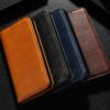 iPhone 12 Case Cover Luxury Card Slot Cowhide Leather