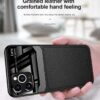 iPhone 11 Pro Max PU Leather Mirror Glass Phone