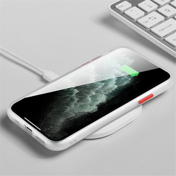 Clear and Shockproof Soft TPU Silicone Matte Bumper Case for iPhone 11 Pro XR X XS Max 12 Clear and Shockproof Soft TPU Silicone Matte Bumper Case for iPhone 11 Pro XR X XS Max 12