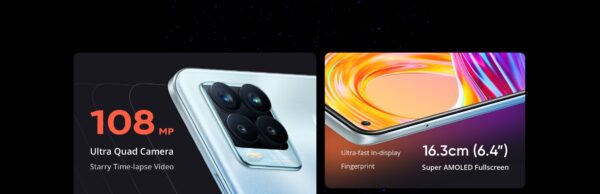 Realme 8 Pro Global Version: 108MP Camera, 8GB RAM, 128GB Storage