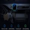 15W Infrared Quick Wireless Charging Car Mount for Cellphone Holder on Air Vent