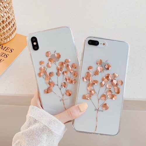 iPhone 12 Mini 8 7 Plus X XS Max Luxury Glitter Transparent Case