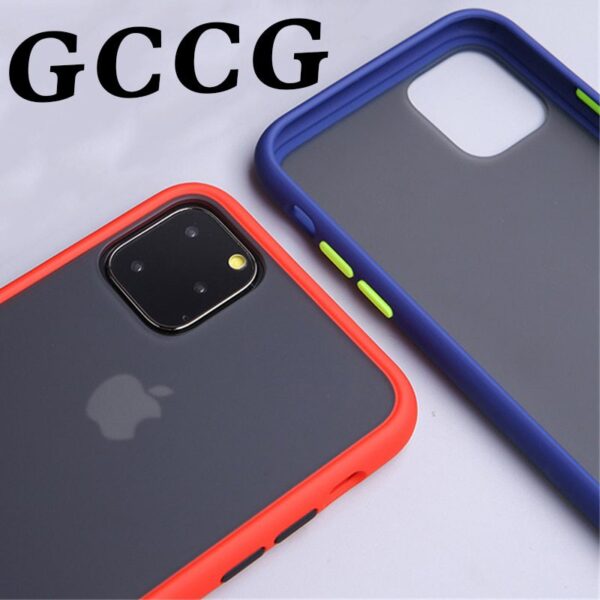 Clear and Shockproof Soft TPU Silicone Matte Bumper Case for iPhone 11 Pro XR X XS Max 12 Clear and Shockproof Soft TPU Silicone Matte Bumper Case for iPhone 11 Pro XR X XS Max 12