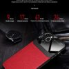 iPhone 11 Pro Max PU Leather Mirror Glass Phone